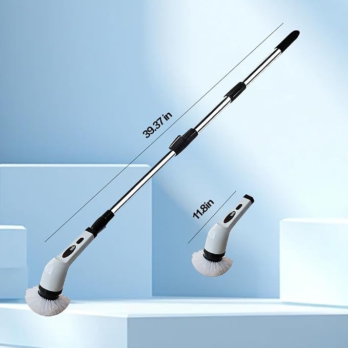 Cordless Electric Spin Scrubber, IPX7 Waterproof Power Scrubber - Image 6