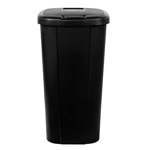 13.3 Gallon Trash Can, Plastic Touch Top Kitchen Trash Can - Image 5