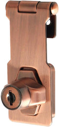 Alise Keyed Hasp Lock, 3 Inch Safety Packlock Clasp Hasp Lock Latch by Alise