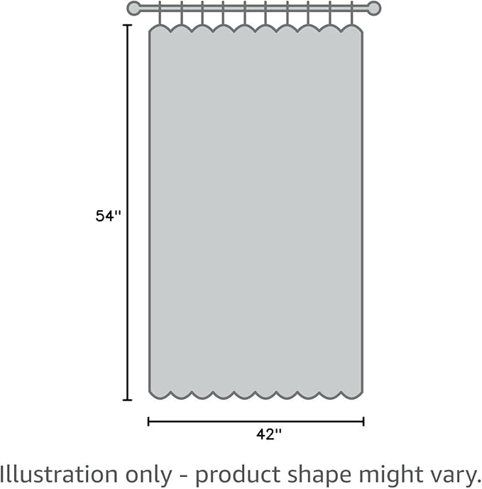 BGment Rod Pocket Blackout Curtains 54 Inches Length - Image 8