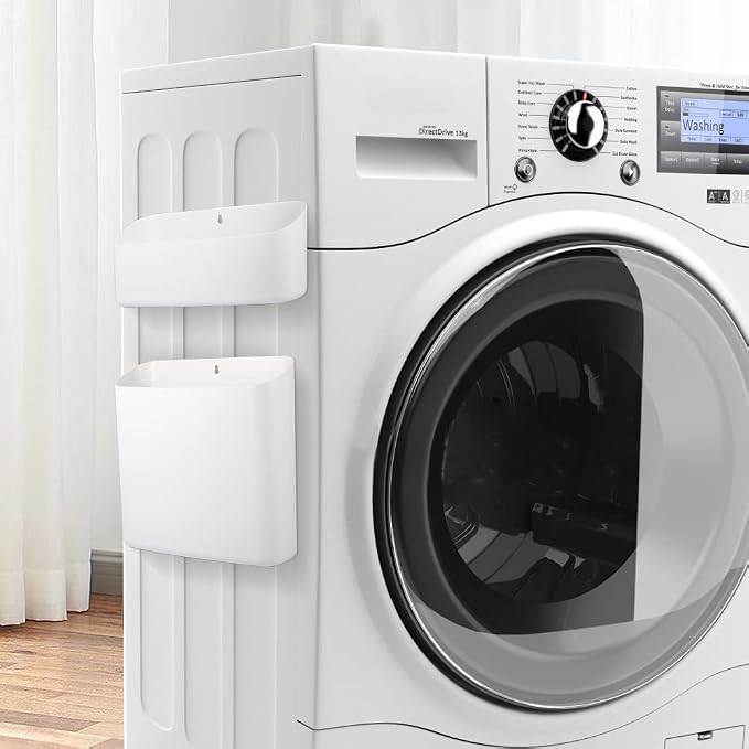 Picowe Magnetic Laundry Storage, 2 Pack Lint Holder Bin - Image 3