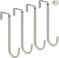 FYY Over The Door Hooks, 4 Pack Upgraded Long Door Hangers Hooks by FYY