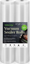 Vacuum Sealer Bags for Food，Seal a Meal Bags Rolls，11inx20 Rolls 2 by xinbaolong