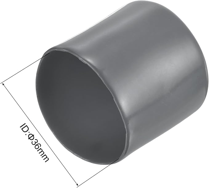 uxcell 20pcs Rubber End Caps 36mm ID Vinyl Round Tube Bolt Cap Cover Thread - Image 3