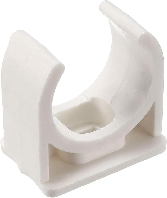 100 Pcs U-Shaped PVC Water 16mm Pipe Clamps Clips, U-Shaped Buckles Fit by Unknown