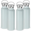 Neihepal 20 oz Insulated Water Bottles Bulk 4 Pack, Stainless Steel Double Wall by Neihepal