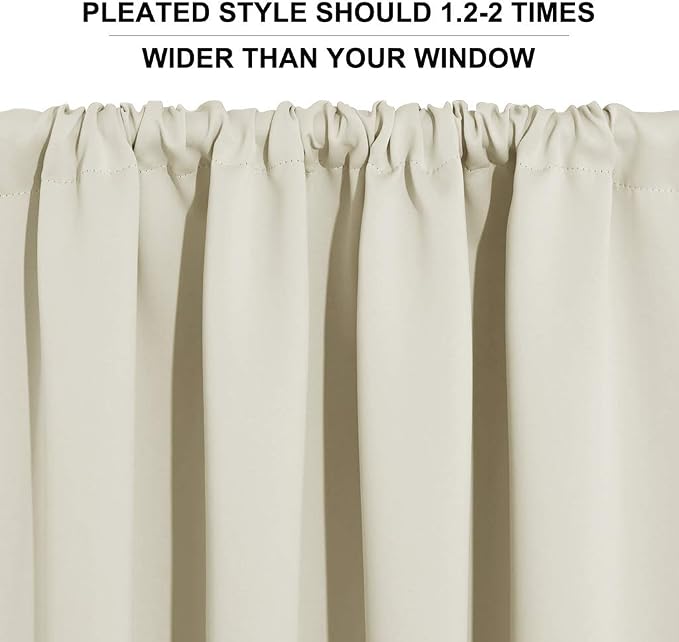 RYB HOME Small Curtains for Door Windows - Image 6