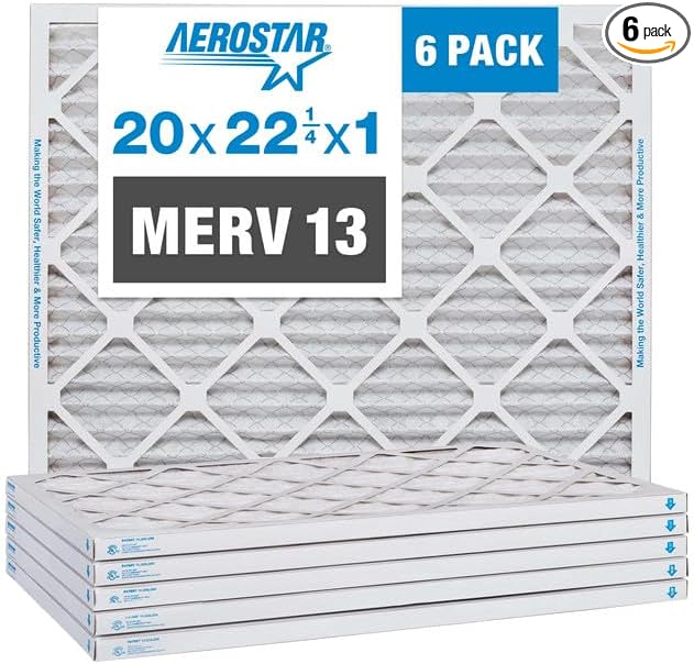 Aerostar 20x22.25x1 Air Filter MERV 13 by AirFiltersDelivered