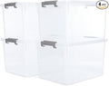 Citylife 32 QT Plastic Storage Bins by CitylifeHomeOrganization