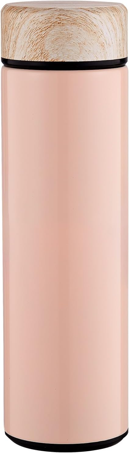 15oz Water Bottle Stainless Steel Thermos Flask by Boenkush