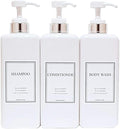 Modern Design Large 27 oz Shampoo and Conditioner Dispensers by HARRA+HOME