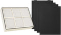 Nispira True HEPA Filter with 4 Pre-Carbon Filters Compatible with Whirlpool by Nispira