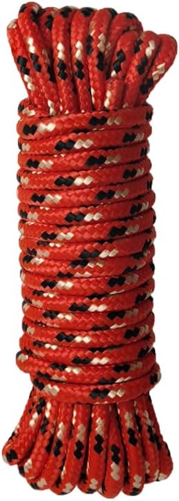 Diamond Braided Polypropylene Rope Nylon Rope Mix Thick Heavy Duty Ropes 1/4 - Image 8