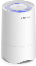 Small Air Purifier for Home Bedroom, Personal Desk Mini Air Purifier, Room Hepa by ROSEKM