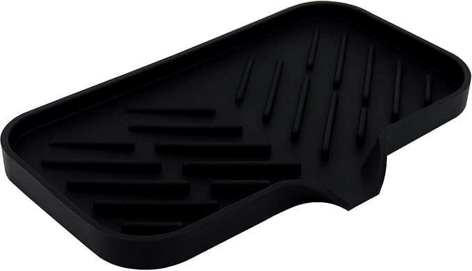 Yasmen Silicone Bathroom Soap Dishes, Sink Sponge Holder by YASMEN