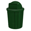 42 Gallon Slatted Circle 100% Recycled Plastic Commercial Outdoor and Indoor by SturdyEssentials