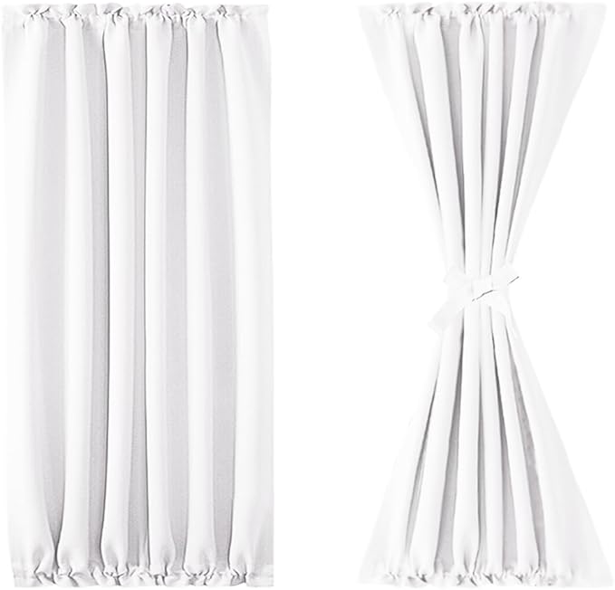 DWCN French Door Curtains – Rod Pocket Thermal Curtain - Image 7