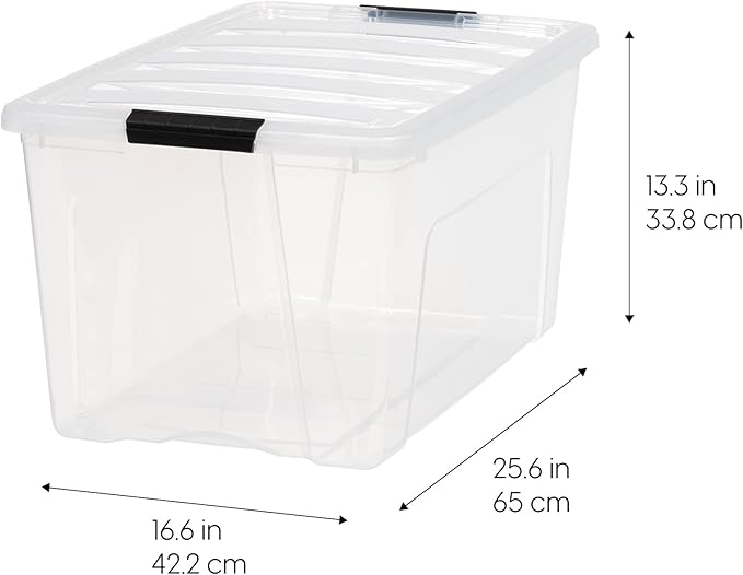 IRIS USA 2-Pack Storage Bins - Image 2