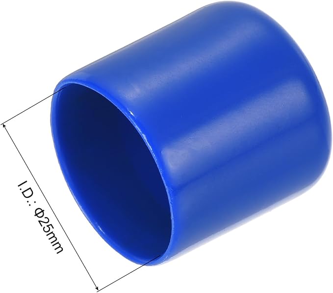 uxcell 20pcs Rubber End Caps 25mm ID Vinyl Round Tube Bolt Cap Cover Screw - Image 3