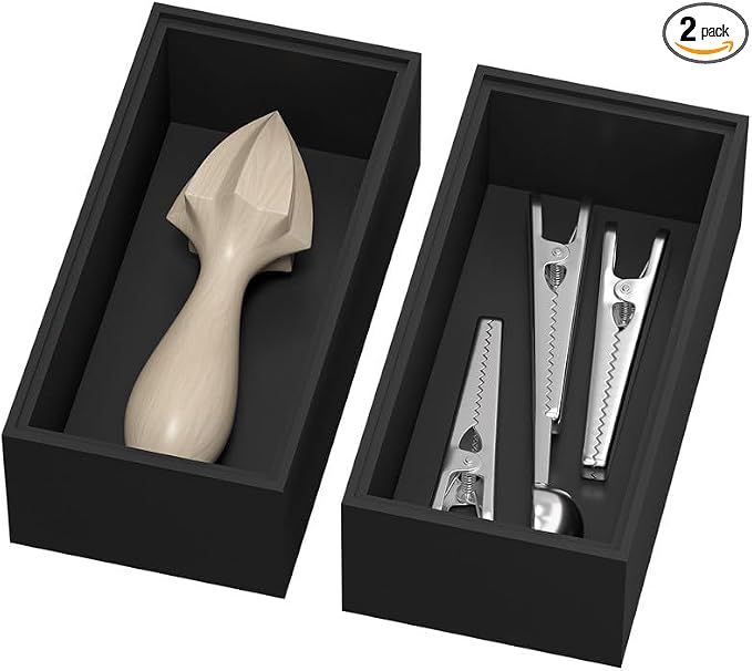 Bamboo Drawer Organizer, Small Silverware by Lixple