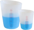 Silicone Measuring Cups, 500ml & 250ml Large Flexible Mixing Cups, 2 Cups Pour by XIMUHO