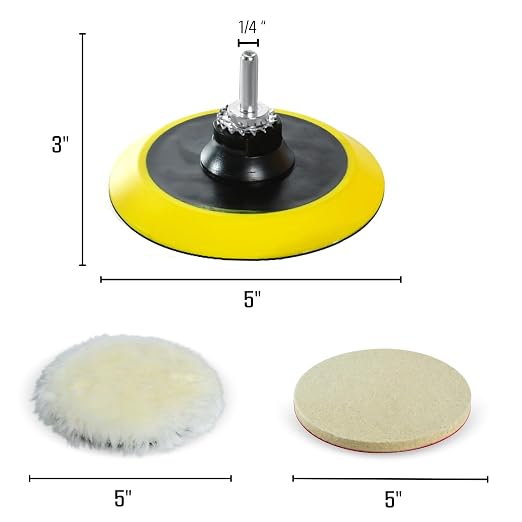 LINE10 Tools 5-Inch Wool Polishing Kit - Image 5