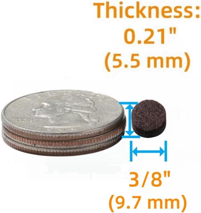 Furnigear Felt Pads Small 3/8" Felt Pads - Image 2
