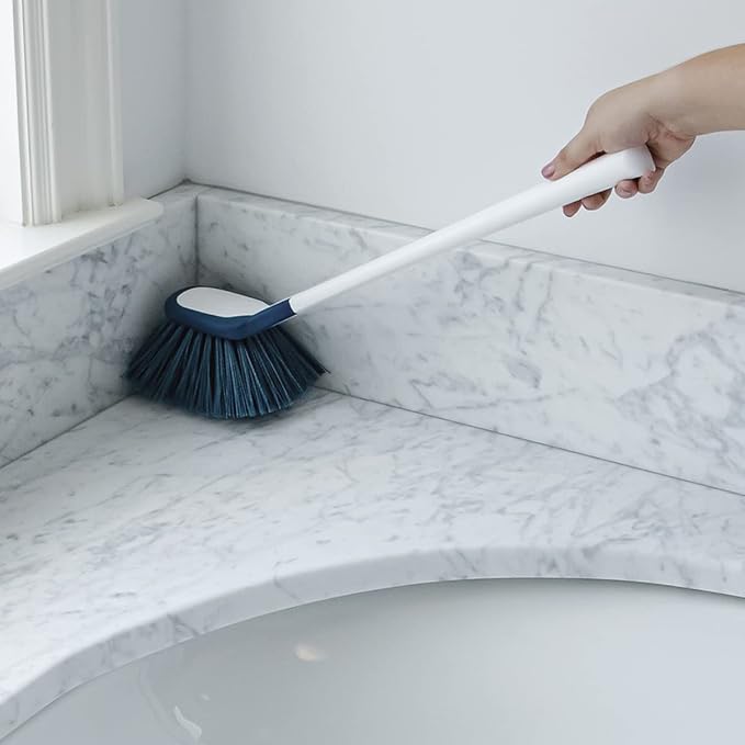 Unger EZ Reach Shower Tub and Tile Scrub Brush, Crevice Bathroom Cleaning - Image 6