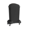 23 Gallon Black Slim Jim Trash Can by Krollen+Industrial