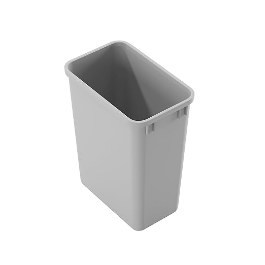 Dowell 35L Wastebasket Trash Container, 37Qt/9.2Gal, by DowellKitchenBath