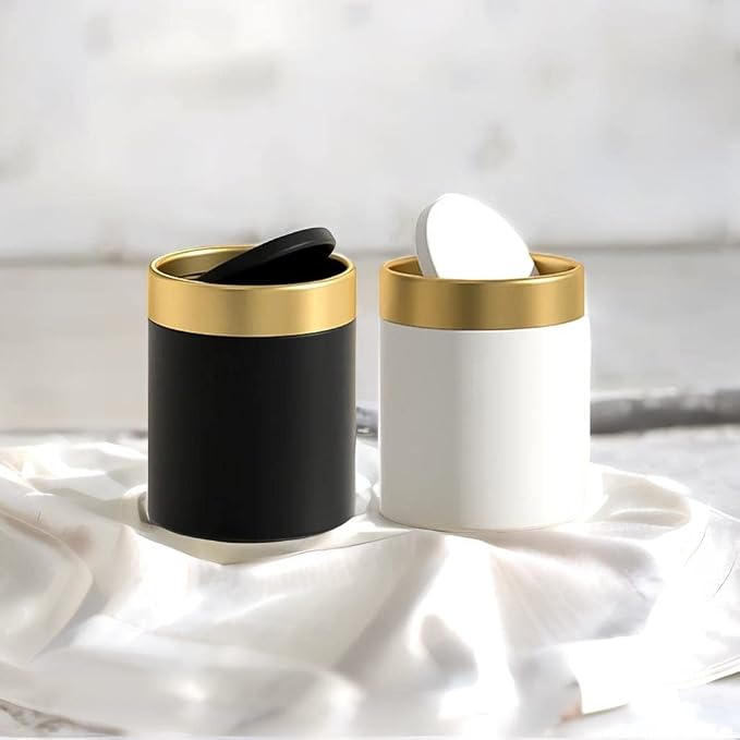 Mini Trash Can with Lid, Metal Small Tiny Mini Trash Bin Can, Mini Countertop - Image 7