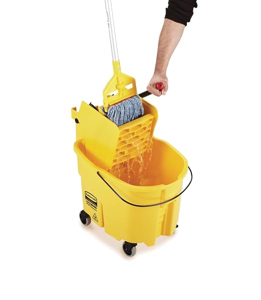 Rubbermaid Commercial Products WaveBrake 35 Qt. Side-Press Mop Bucket and - Image 9