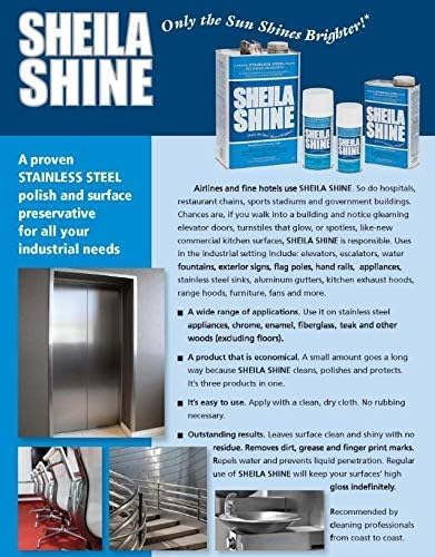 Sheila Shine 32 Oz. Stainless Steel Cleaner and Polish Trigger Spray, Protect - Image 6