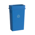 23 Gallon Blue Recycle Slim Jim Trash Can by Krollen+Industrial