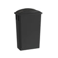23 Gallon Black Slim Jim Trash Can by Krollen+Industrial