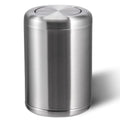 Waste Can 3 Gallon with Swing Lid，Brushed Stainless Steel Trash Can，Metal by BRIEFHUMAN