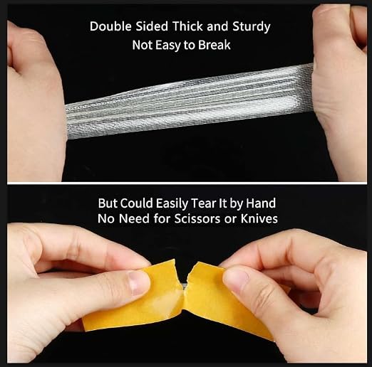 2Pack Double Sided Tape Heavy Duty, 0.79" x 33FT, Universal High Tack Strong - Image 3