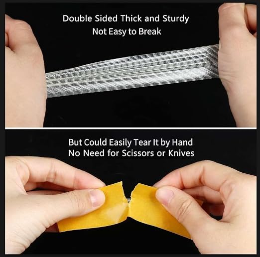 2Pack Double Sided Tape Heavy Duty, 1in x 164FT, Extra Large Universal High - Image 3