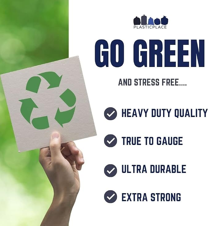55 Gallon Recycling Bags, 1.5 Mil - Image 2