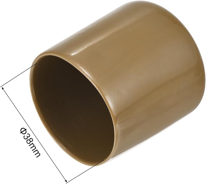 uxcell 20pcs Rubber End Caps 38mm ID Vinyl PVC Round Tube Bolt Cap Cover Screw - Image 3