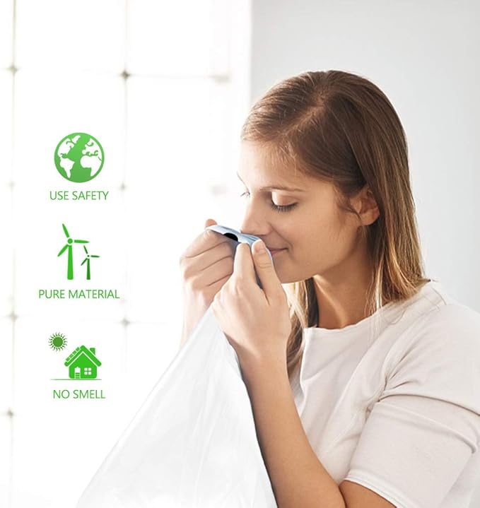 4 Gallon 320 Counts Strong Drawstring Trash Bags Garbage Bags by Teivio - Image 7