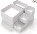 11-Piece Stackable Drawer Organizer Set, Stationery, Utensils in Bathroom by CHANCETSUI