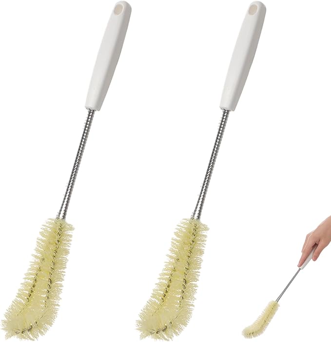 2-Pack 16 inches Long Handle Bottle Cleaning Brushes by Kwude