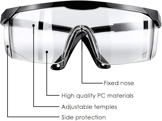 Safety Glasses, Lightweight Fog-Proof Safety Goggles - Image 3