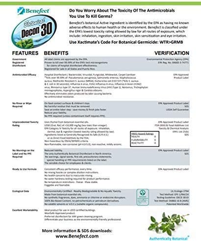 Benefect Botanical Decon 30 Disinfectant Cleaner - Image 6
