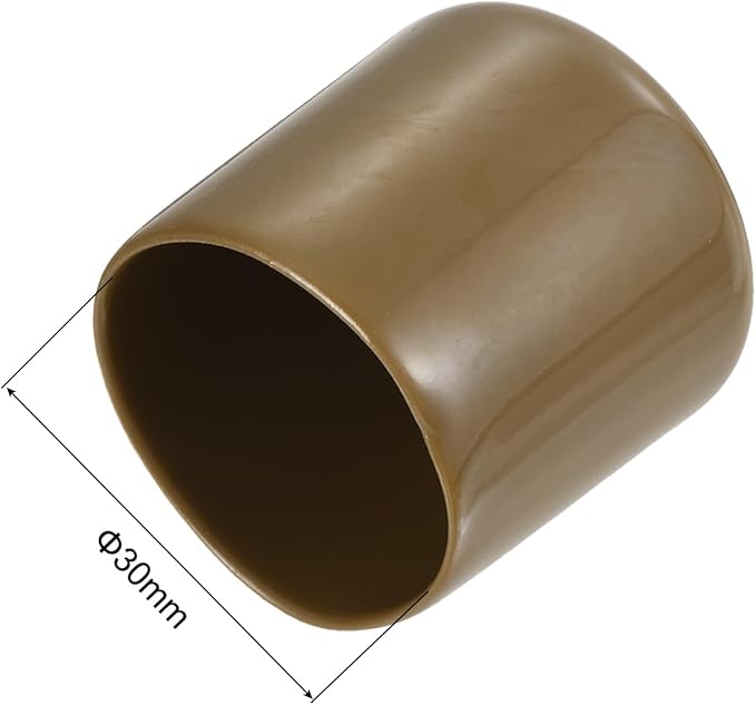 uxcell 20pcs Rubber End Caps 30mm ID Vinyl PVC Round Tube Bolt Cap Cover Screw - Image 3