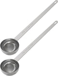 2PCS 2 Tablespoon Coffee Scoop, 9.5" Long Handle Measuring Spoon, Two tbsp by LEIFENY