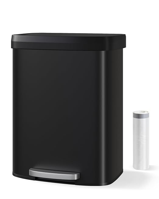 Garvee 16 Gallon / 60 Liter Metal Trash Can - Image 7
