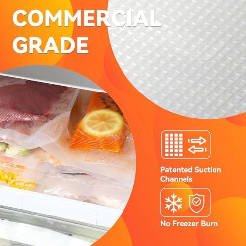 Wevac 6''x10'' and 8''x12'' 300 Count, Vacuum Sealer Bags Keeper, PreCut Bags - Image 4