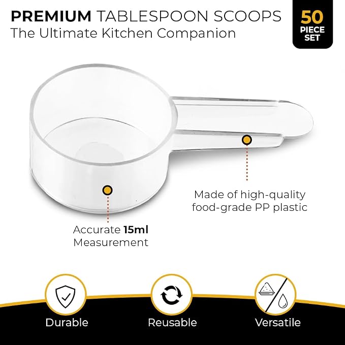 50 Pack Tablespoon Measuring Spoon Set - Image 2